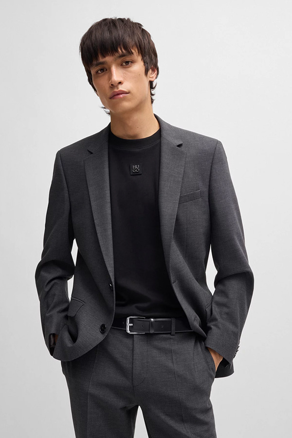 ΑΝΔΡΙΚΗ ΖΩΝΗ HUGO - 001 ΜΑΥΡΟ